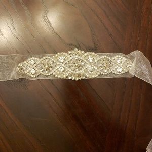 Bridal sach belt
